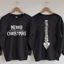 Light Merry Christmas Sweatshirt