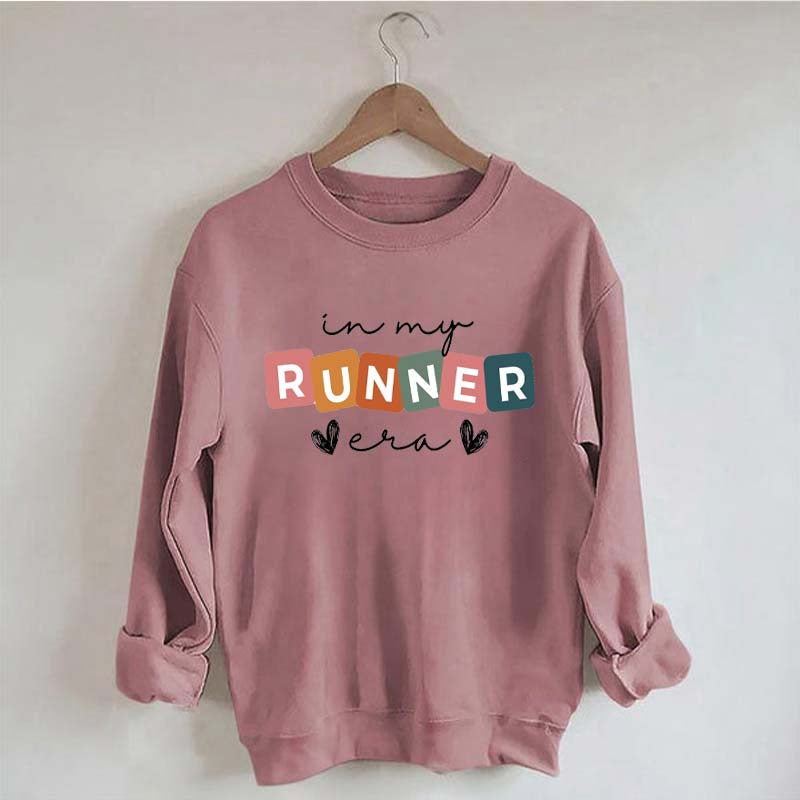 In My Runner Era Funny Marathon Sweatshirt