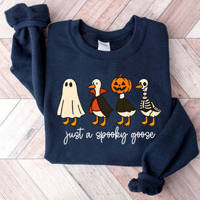 Halloween Just a Spooky Goose Sweatshirt