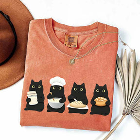 Black Cats Sourdough T-Shirt