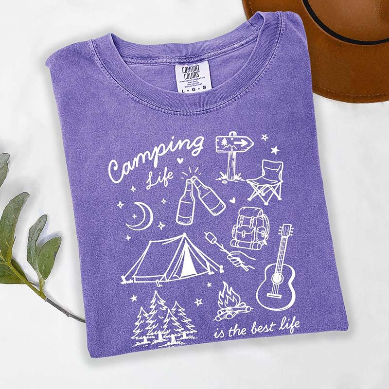 Comfort Colors Camping Life T-Shirt