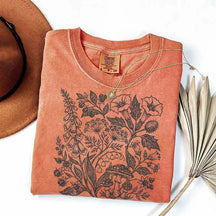 Retro Poisonous Plants Dark Academia Botanical T-Shirt