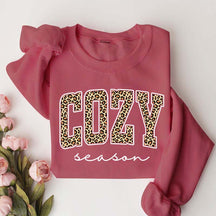 Retro Leopard Cozy Season Sweatshirt