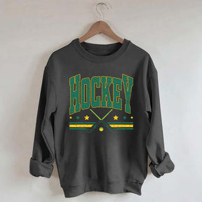 Retro Varsity Hockey Sweatshirt