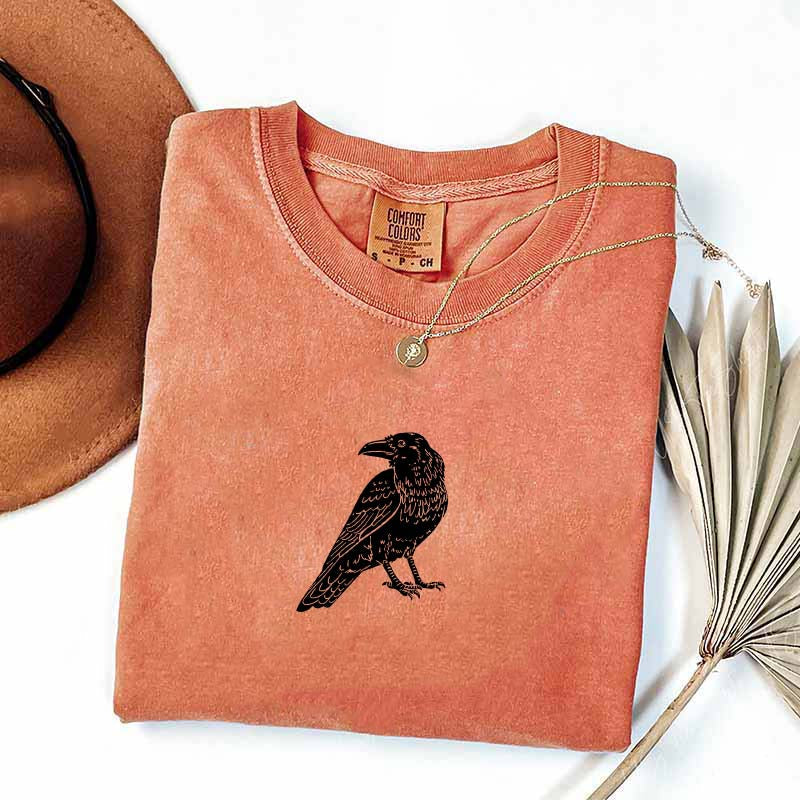 Vintage Crow Lover Black Raven T-Shirt