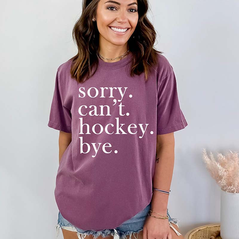 Comfort Colors Hockey T-Shirt