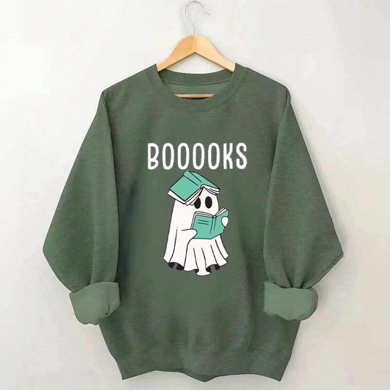 Booooks Halloween Reading Sweatshirt