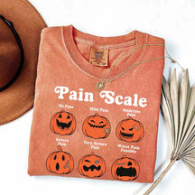 Pain Scale Fall Pumpkin Nurse T-Shirt