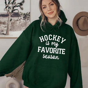 Hockey Is My Favorite Season Hoodie