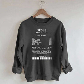 Jesus Paid It All Worship Sweatshirt