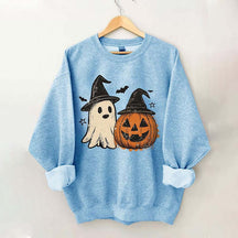 Preppy Floral Pumpkin Sweatshirt