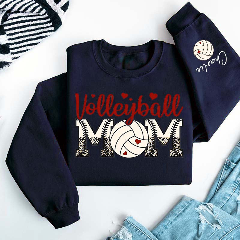 Custom Volleyball Mom Love Sweatshirt