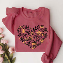 Vintage Pumpkin Cottagecore Fall Sweatshirt