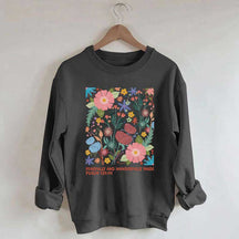 Fearfully And Wonderfully Made Abstract Flower Sweatshirt