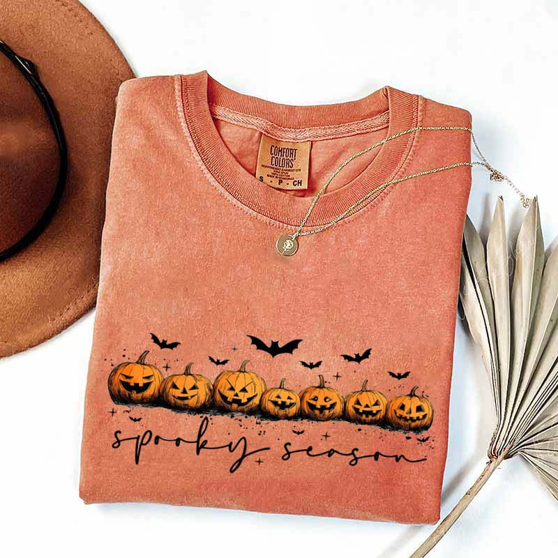 Spooky Season Pumpkins Halloween T-Shirt