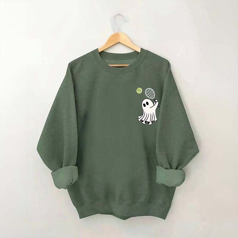 Tennis Ghost Halloween Sweatshirt