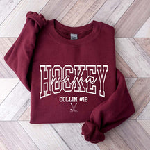 Personalized Hockey Mama Sweatshirt