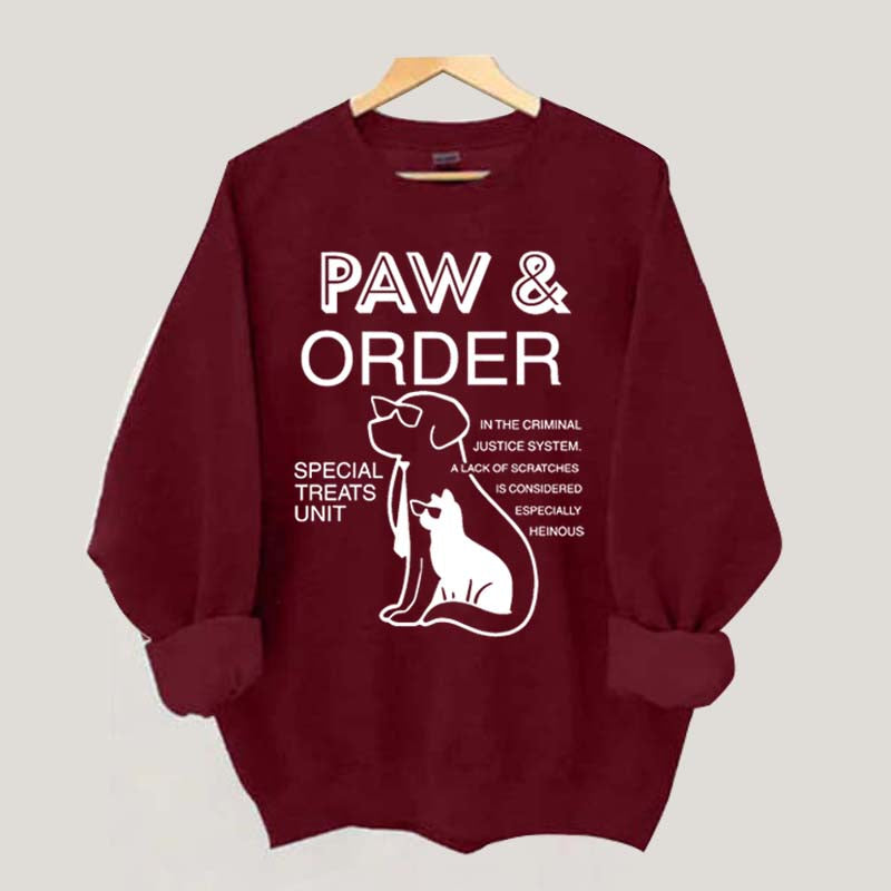 Paw And Order Fur Mama Sweatshirt