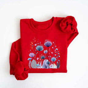 Cute Spring Wildflowers Sweatshirt