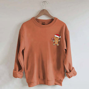 Women's Christmas Gingerbread Man Sweatshirt