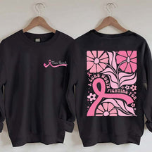 Personalized Breast Cancer Support Sweatshirt
