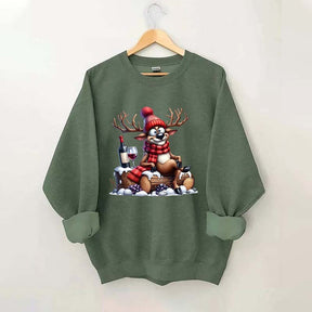 Funny Christmas Reindeer Sweatshirt