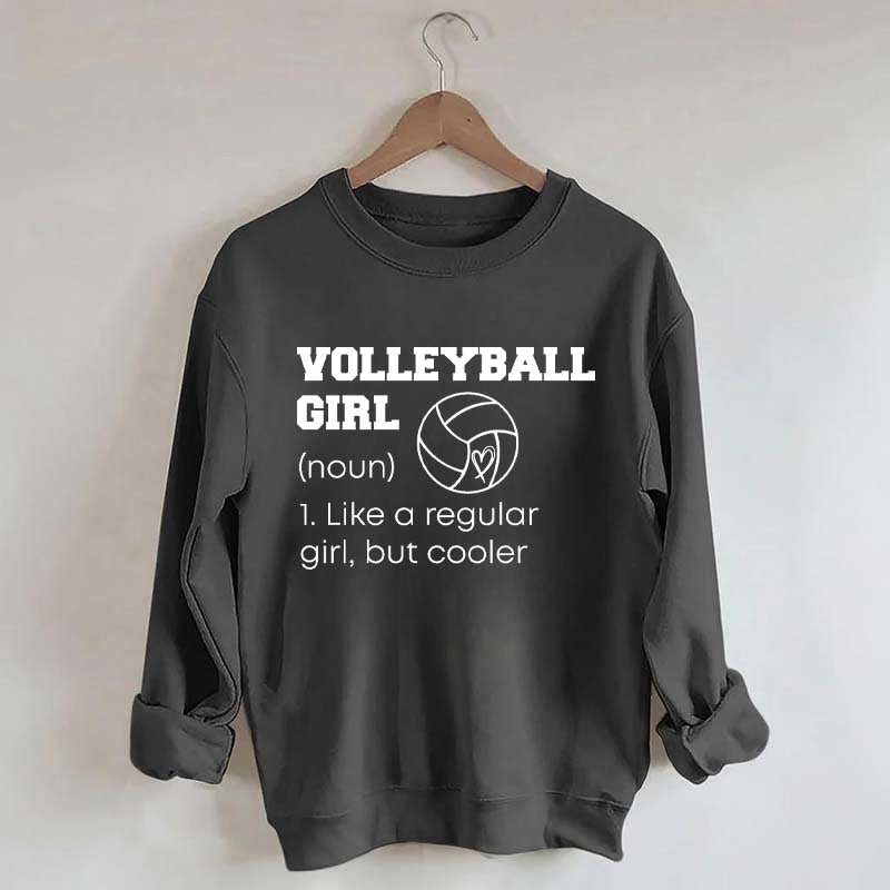 Volleyball Girl Explanation Sweatshirt