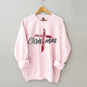 Cross Christmas Sweatshirt