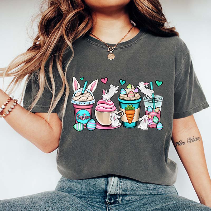 Easter Coffee Cups Some Bunny Needs T-Shirt