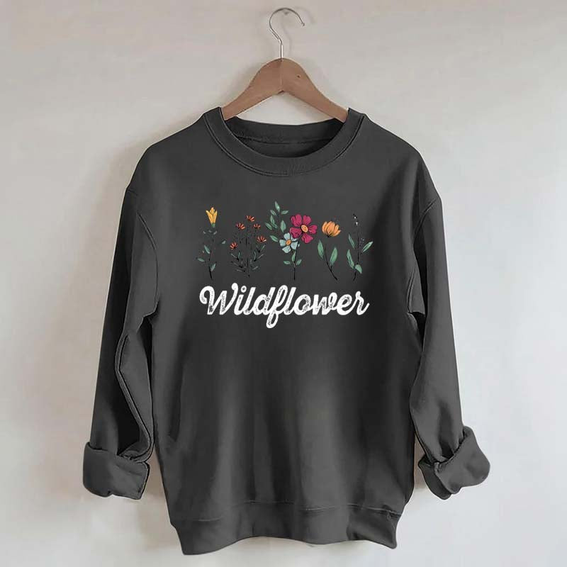 Minimalist Wildflower Sweatshirt