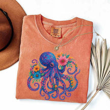 Octopus Floral T-Shirt