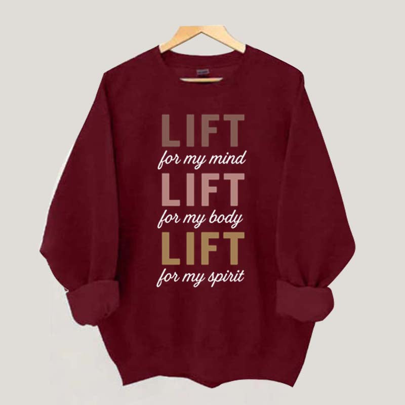 Fitness Motivation Weightlifting Sweatshirt