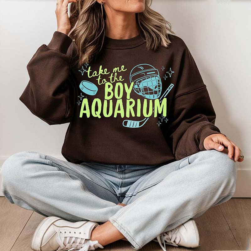 Take Me to the Boy Aquarium Hockey Sweatshirt