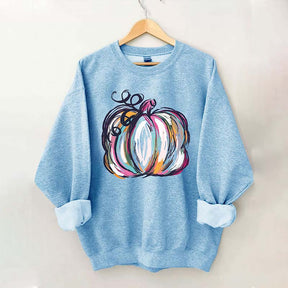 Watercolor Pumpkin Sweatshirt