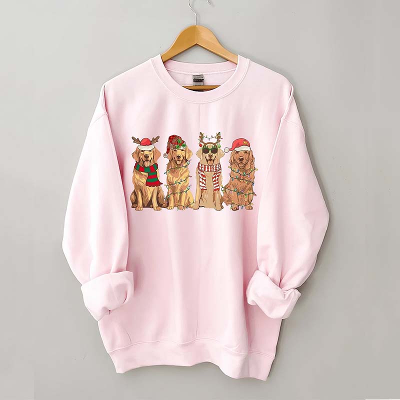 Golden Retriever Christmas Sweatshirt