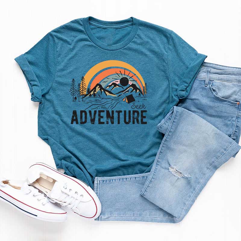 Hiking Camping Mountain Adventure T-Shirt