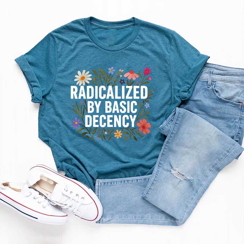 Progressive Floral Political T-Shirt