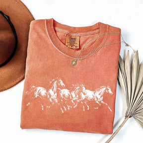 Wild Horses Running T-Shirt