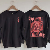 Queen of Hearts Valentines Sweatshirt