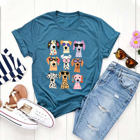 Cute Dog Puppy Graphic T-Shirt