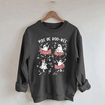 Pas De Boo-rée Halloween Ghost Sweatshirt