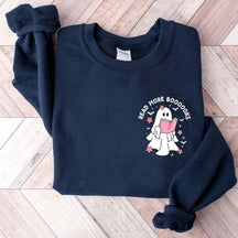 Ghost Reading Books Bookish Halloween Sweatshirt