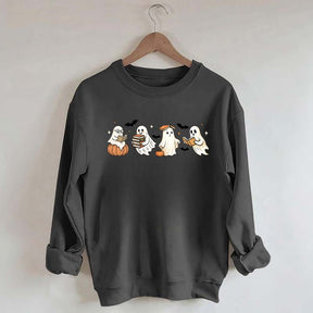 Halloween Ghosts Reading Sweatshirt