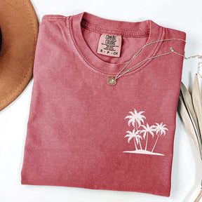 Cute Summer Beach Vacation Tree T-Shirt