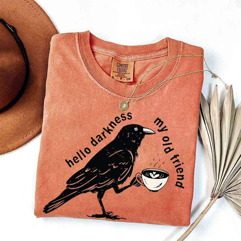 Raven Crow Coffee T-Shirt