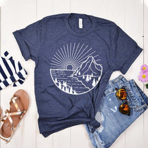 Sun And Mountain T-Shirt