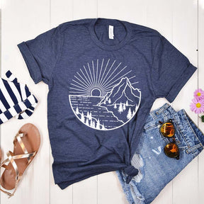 Sun And Mountain T-Shirt