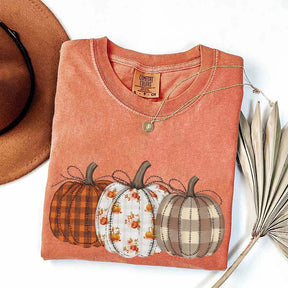 Autumn Fall Pumpkins Retro T-Shirt