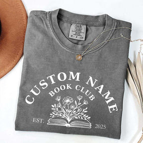 Personalized Book Club Name T-Shirt