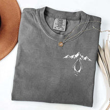 Minimalist Penguin Mountain T-Shirt